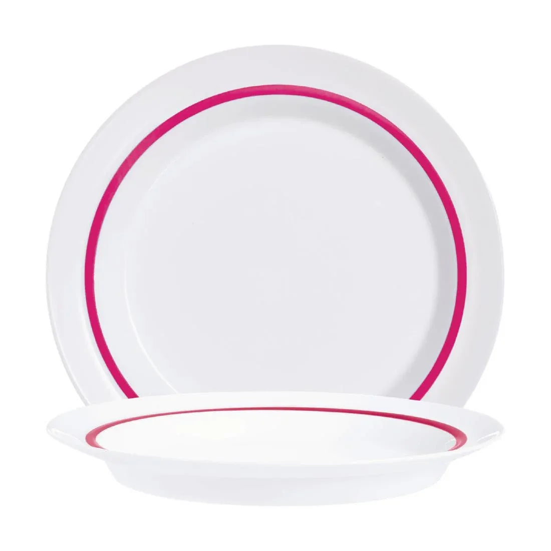 HZ444 Arcoroc Autonomy Red Plates 190mm (Pack of 12)