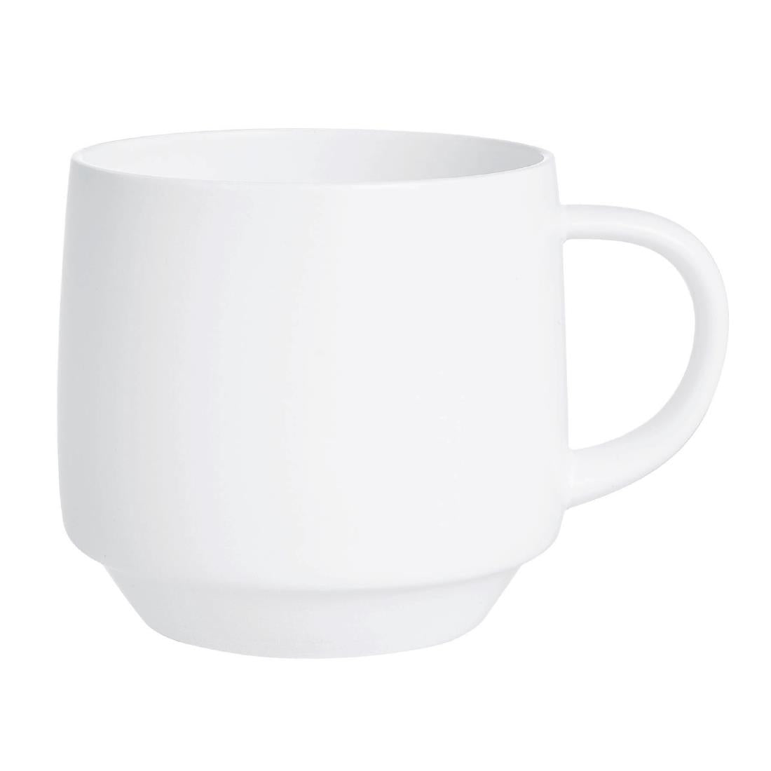 HZ447 Arcoroc Intensity White Baril Cups 250ml (Pack of 24)