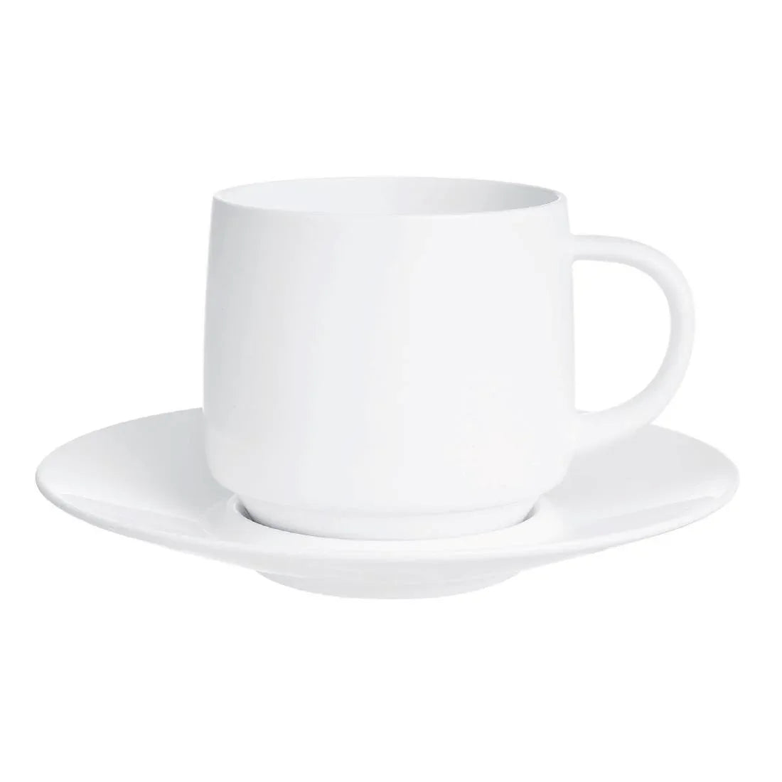 HZ451 Arcoroc Intensity White Baril Saucers 140mm (Pack of 24)