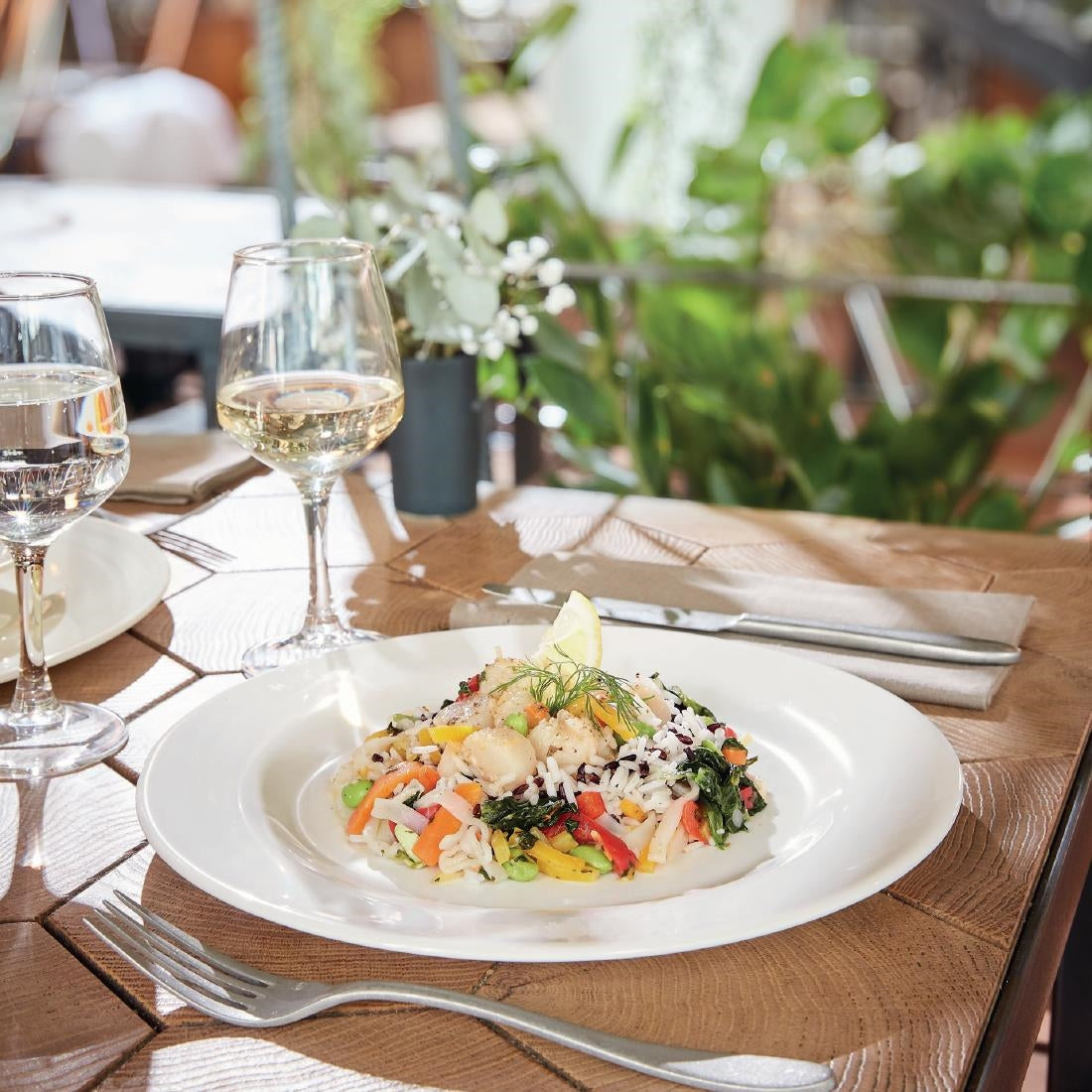 HZ455 Arcoroc Intensity White Plates 240mm (Pack of 24)