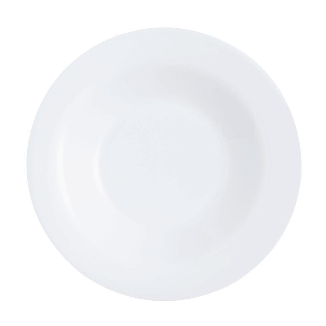 HZ458 Arcoroc Intensity White Soup Plates 220mm (Pack of 24)