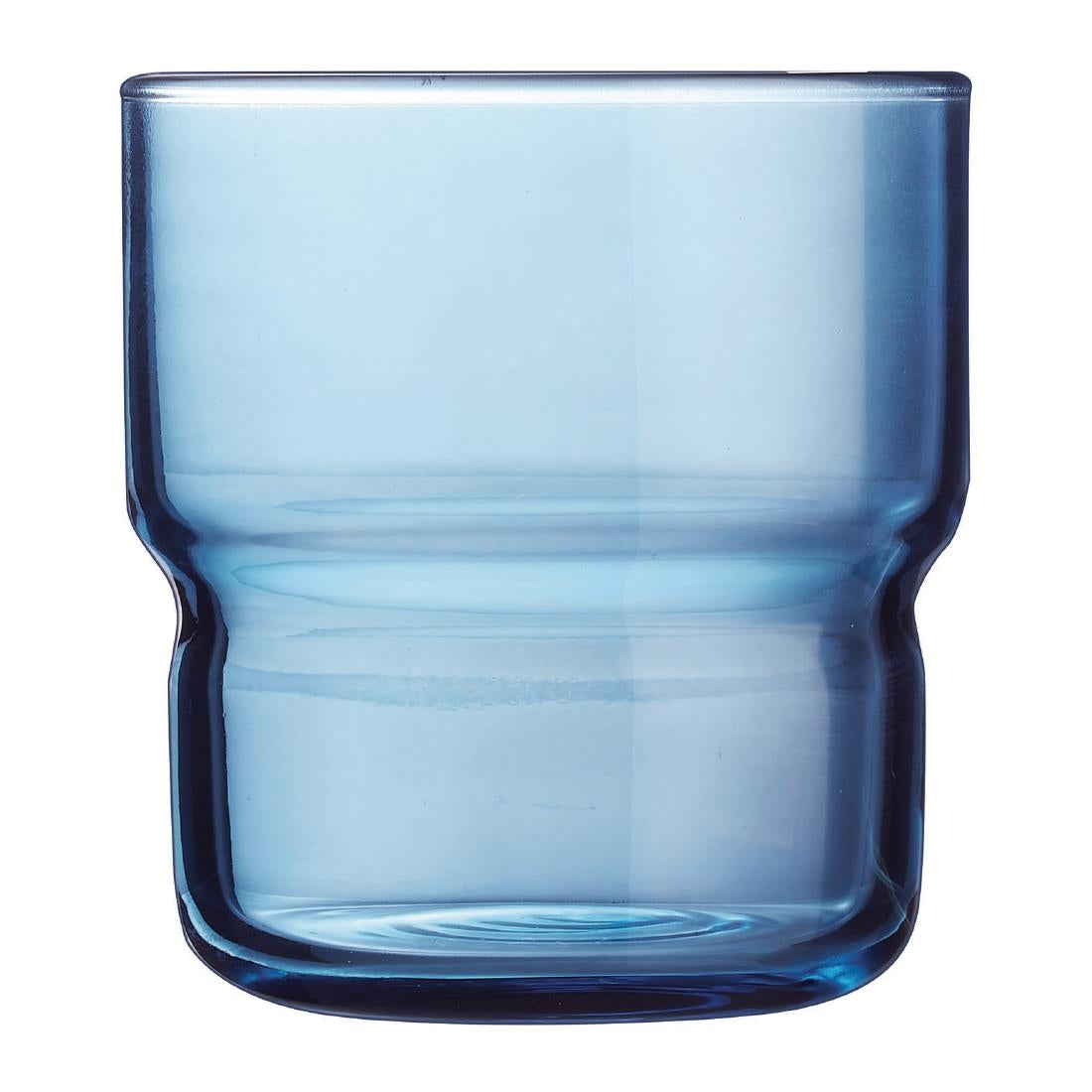 HZ468 Arcoroc Log Brush Blue Jean Tumblers 220ml (Pack of 48)