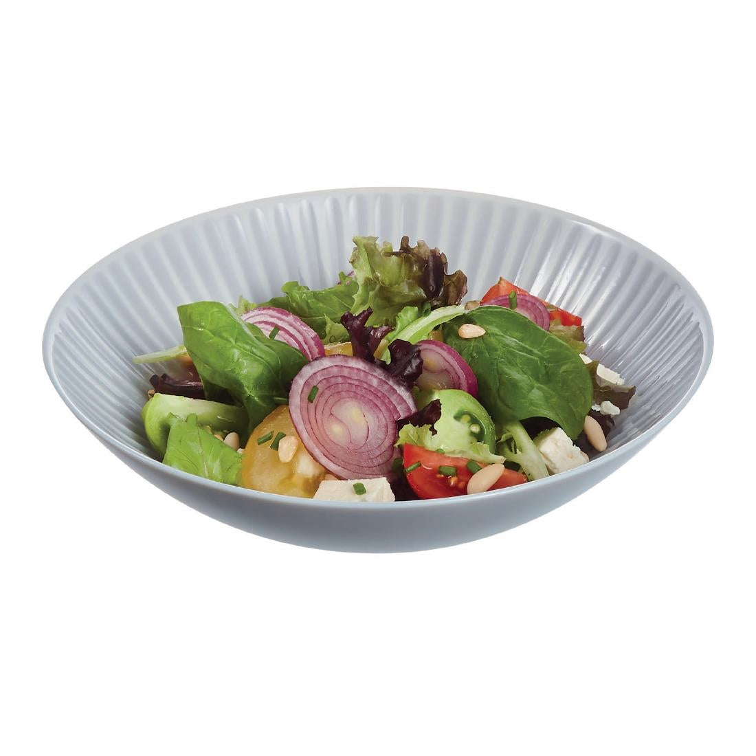 HZ472 Luminarc Cottage Grey Rimless Pasta/Soup Bowls 220mm (Pack of 24)