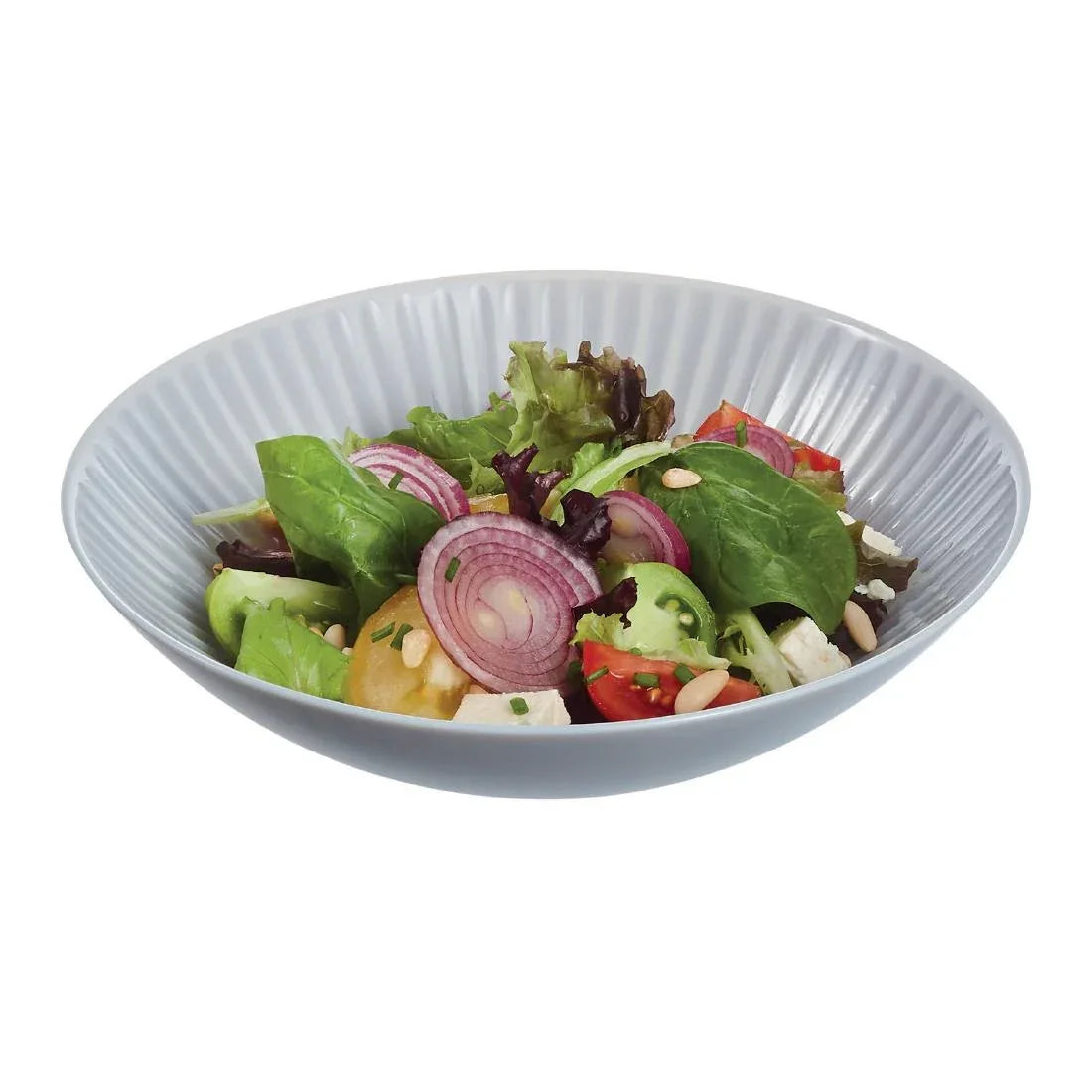 HZ472 Luminarc Cottage Grey Rimless Pasta/Soup Bowls 220mm (Pack of 24)
