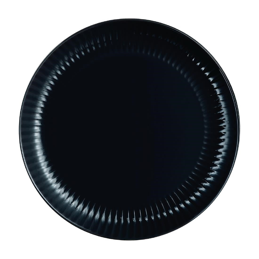 HZ474 Luminarc Cottage Black Dinner Plates 250mm (Pack of 24)
