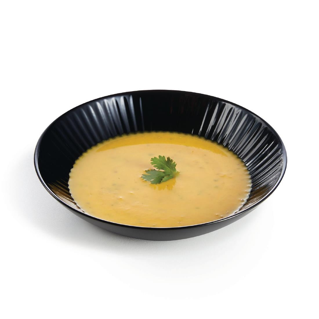 HZ475 Luminarc Cottage Black Rimless Pasta/Soup Bowls 220mm (Pack of 24)