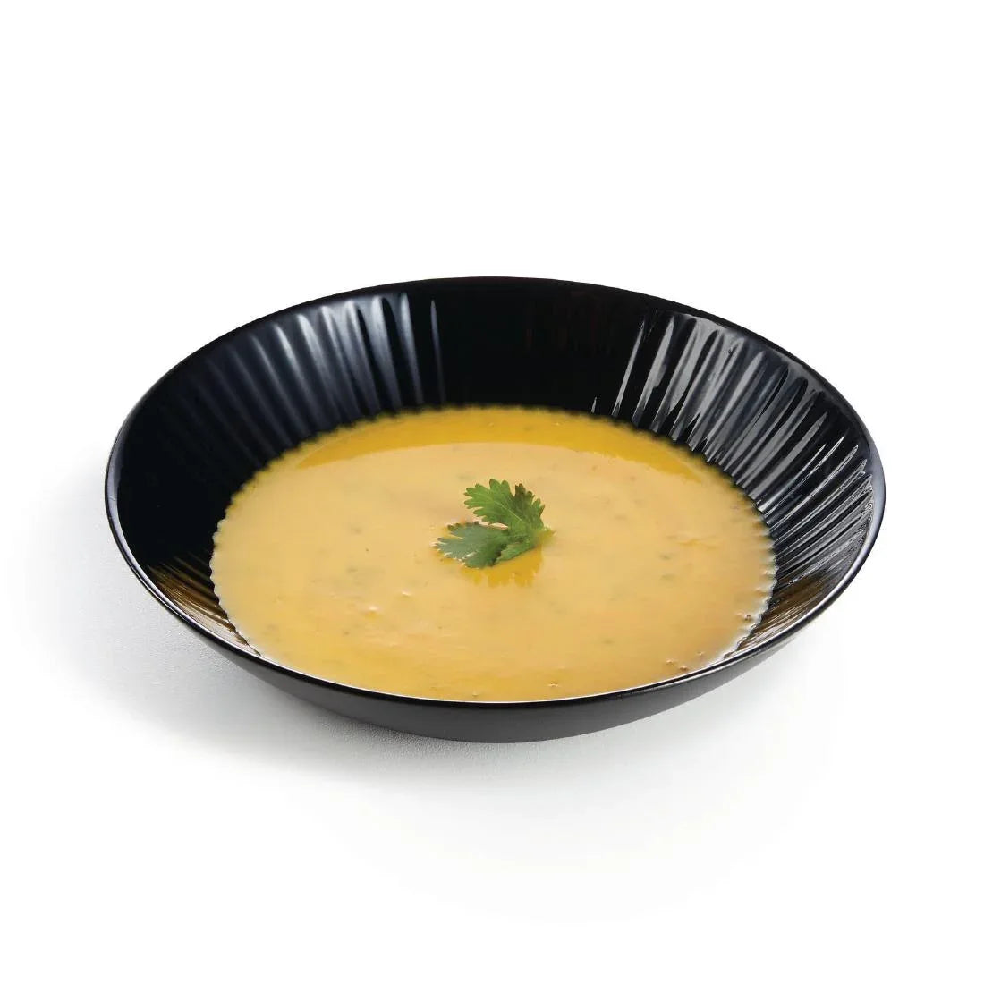 HZ475 Luminarc Cottage Black Rimless Pasta/Soup Bowls 220mm (Pack of 24)