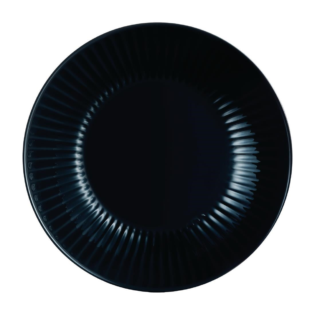HZ475 Luminarc Cottage Black Rimless Pasta/Soup Bowls 220mm (Pack of 24)