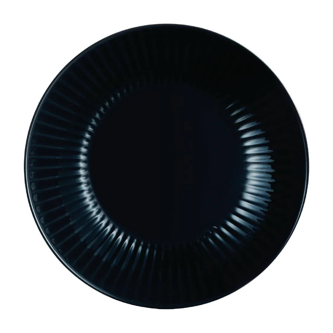 HZ475 Luminarc Cottage Black Rimless Pasta/Soup Bowls 220mm (Pack of 24)