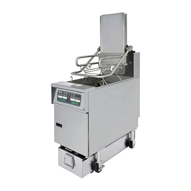 HZ495 Pitco Solstice Gas Rack Fryer with SoloFilter SF-SG6H