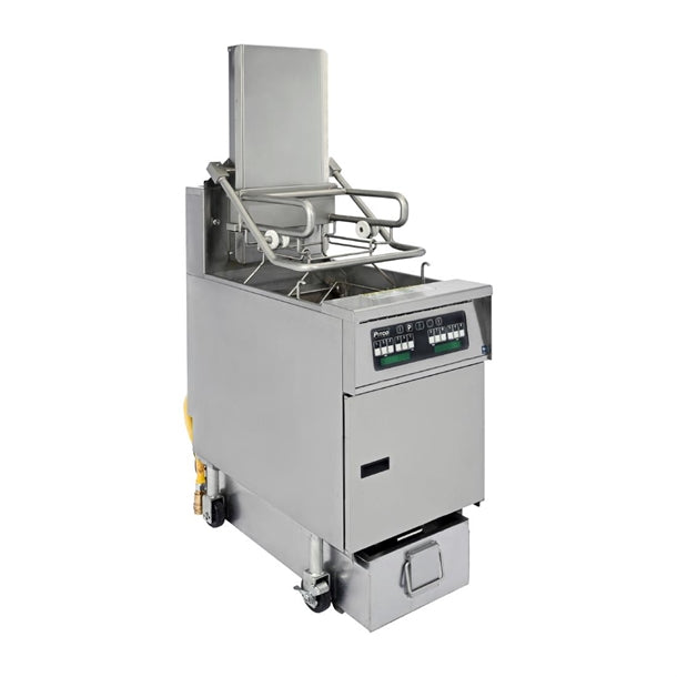HZ495 Pitco Solstice Gas Rack Fryer with SoloFilter SF-SG6H
