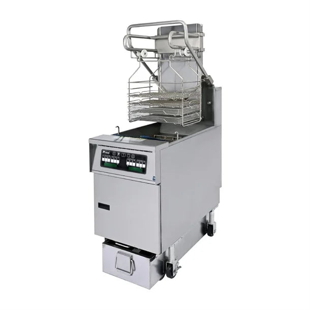 HZ495 Pitco Solstice Gas Rack Fryer with SoloFilter SF-SG6H