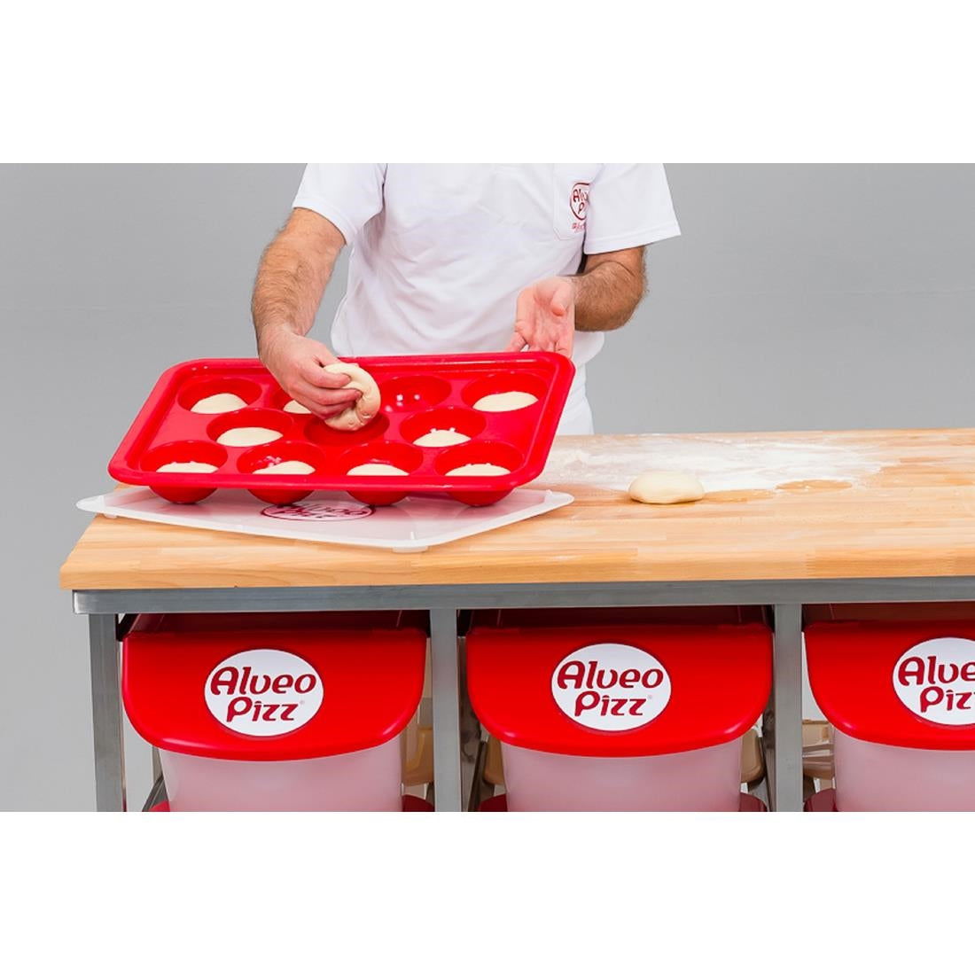 HZ543 - Scaritech Alveopizz Red Tray