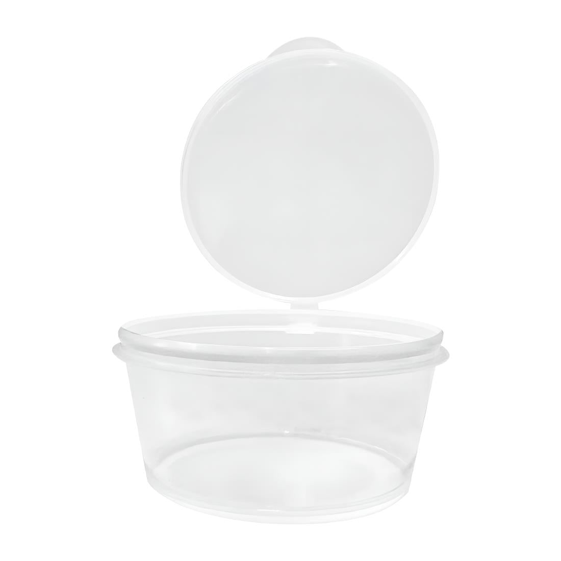 HZ576 Fiesta Recyclable Portion Pot with Lid – 25ml (Pack 50)