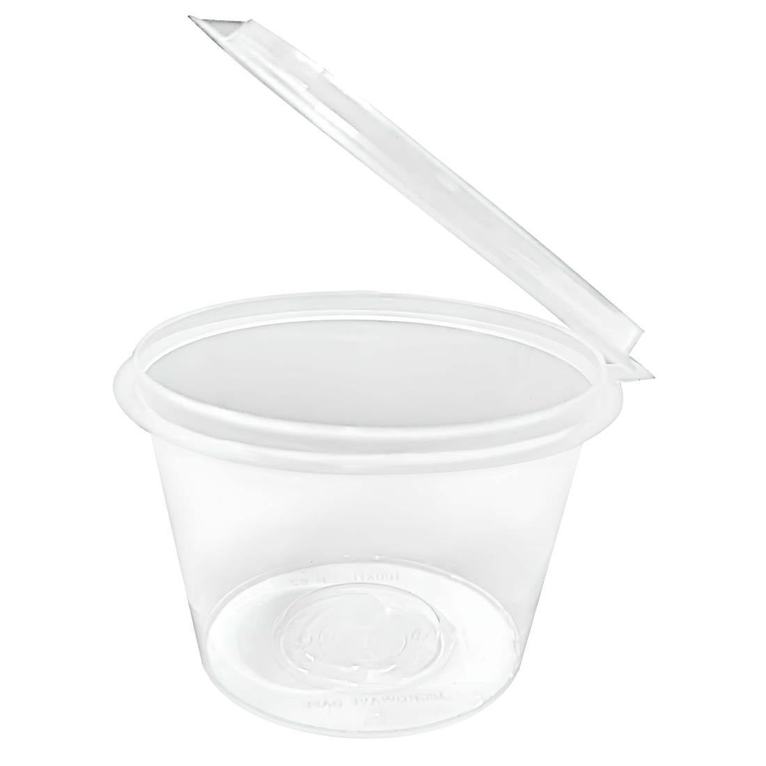 HZ578 Fiesta Recyclable Portion Pot with Lid – 100ml (Pack 50)