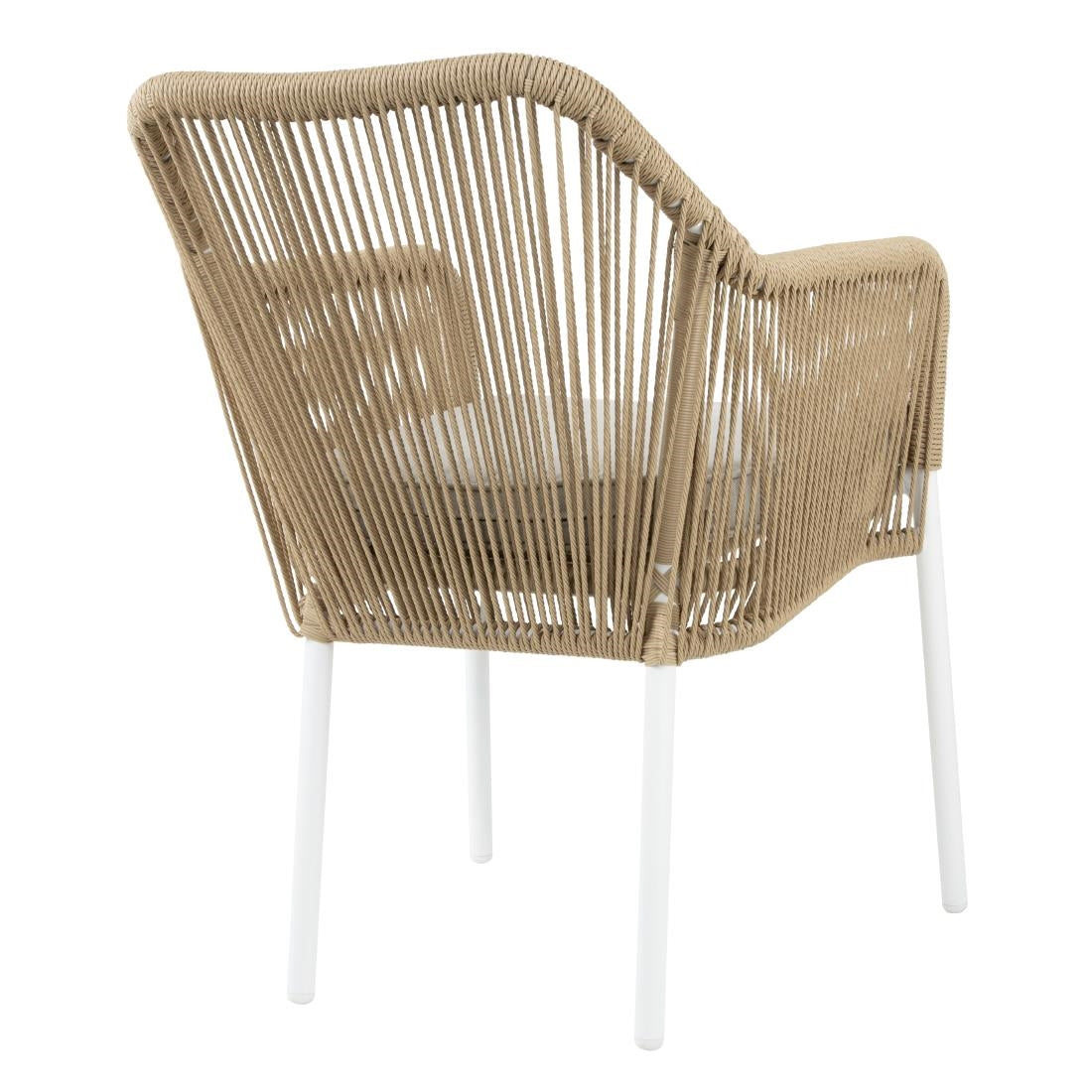 HZ596 Bolero Bay PE Twist Rattan Outdoor Arm Chair Honey (Set 2)