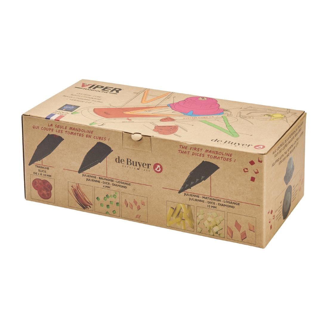 HZ601 - De Buyer Mandolin Viper Julienne 4-10mm