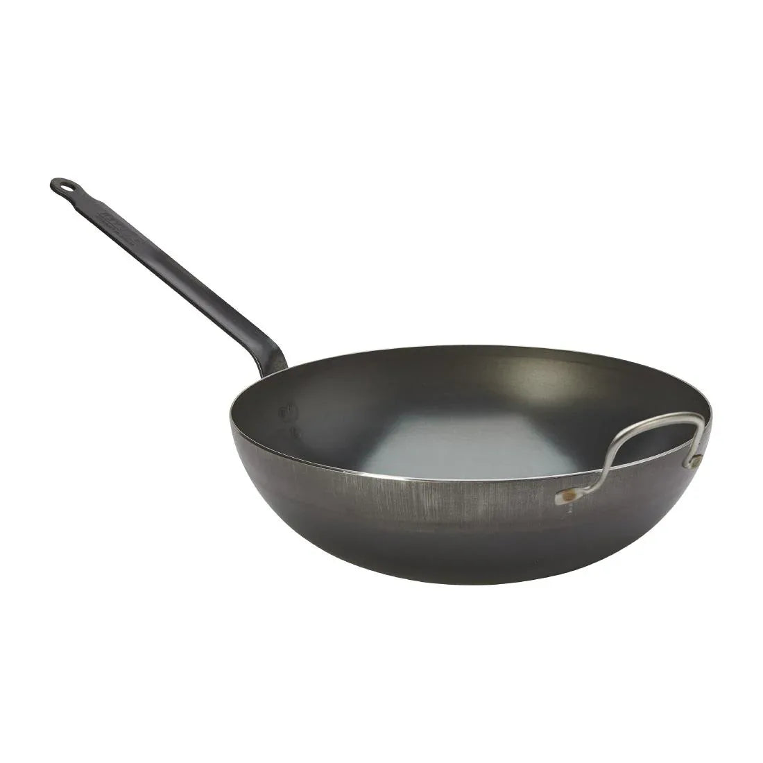 HZ602 - De Buyer Mineral B Wok Steel Blue Carbon 32cm