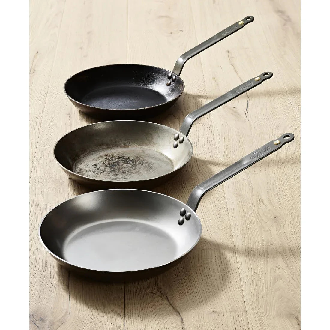 HZ603 - De Buyer Mineral B Element Steel Frypan 32cm