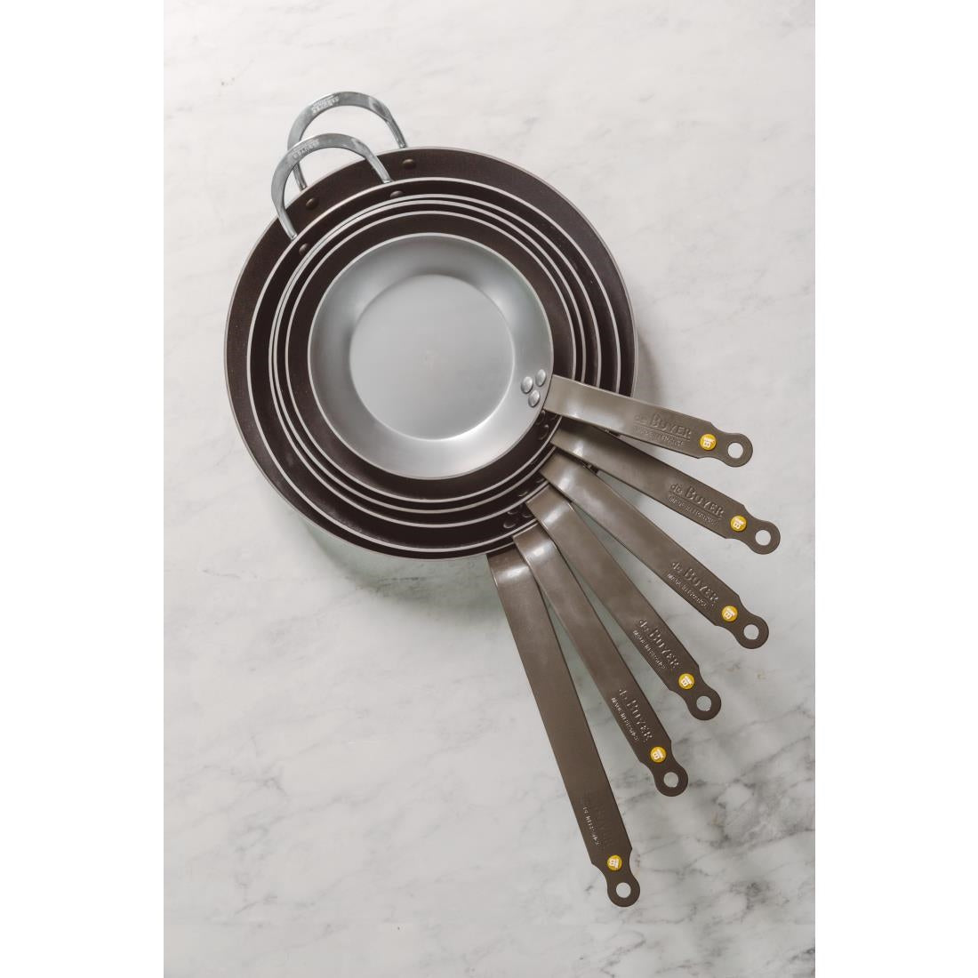 HZ603 - De Buyer Mineral B Element Steel Frypan 32cm