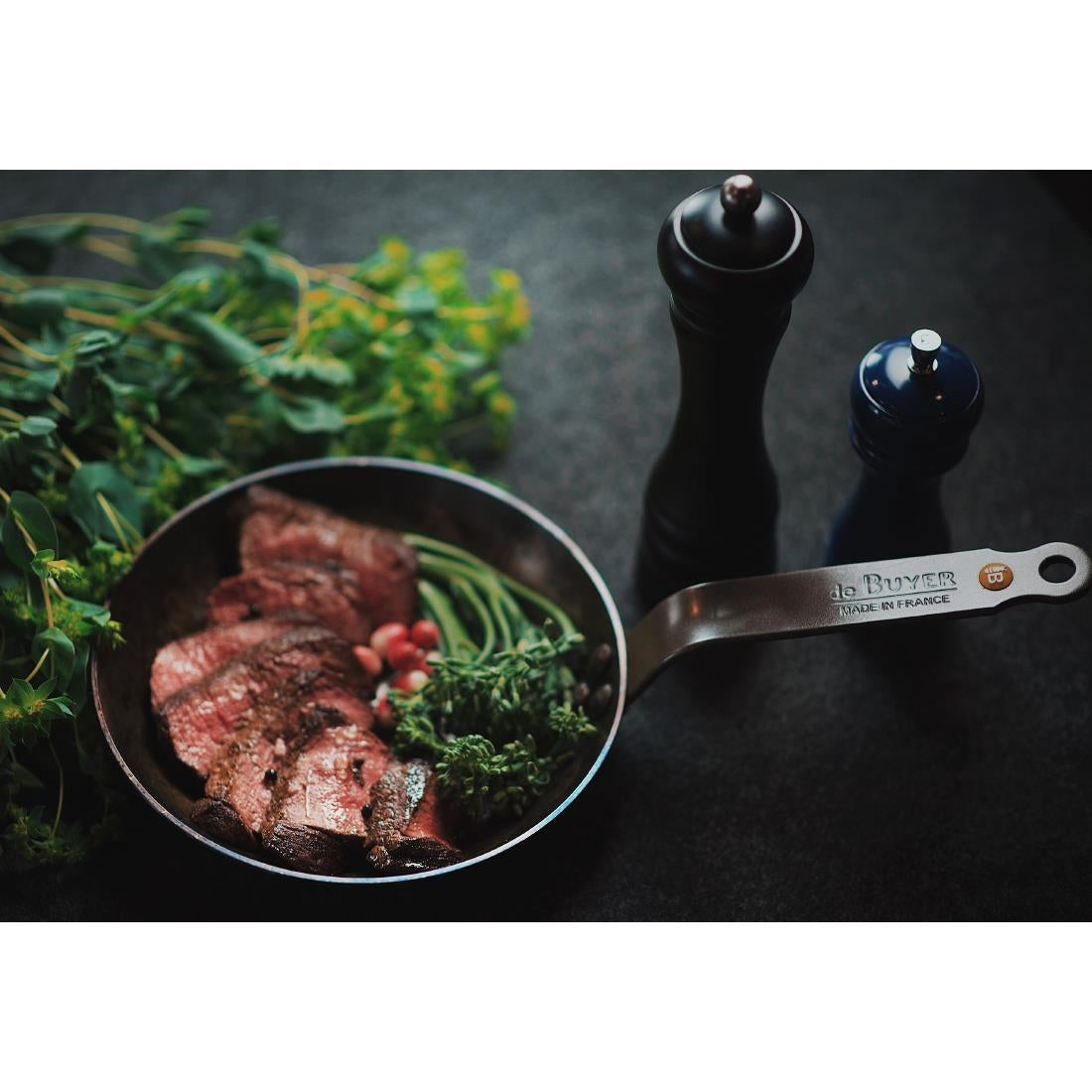 HZ603 - De Buyer Mineral B Element Steel Frypan 32cm