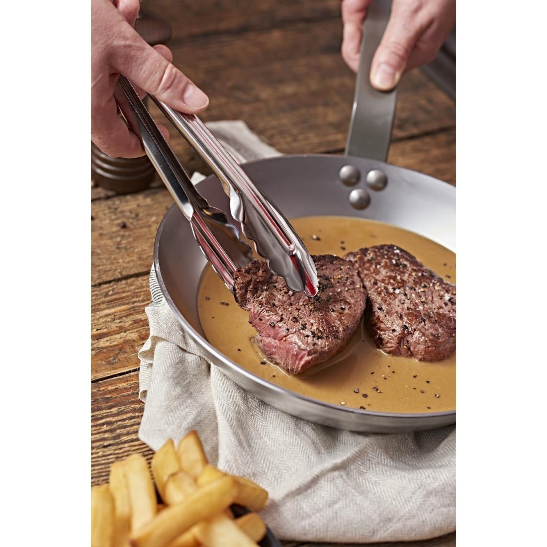 HZ603 - De Buyer Mineral B Element Steel Frypan 32cm