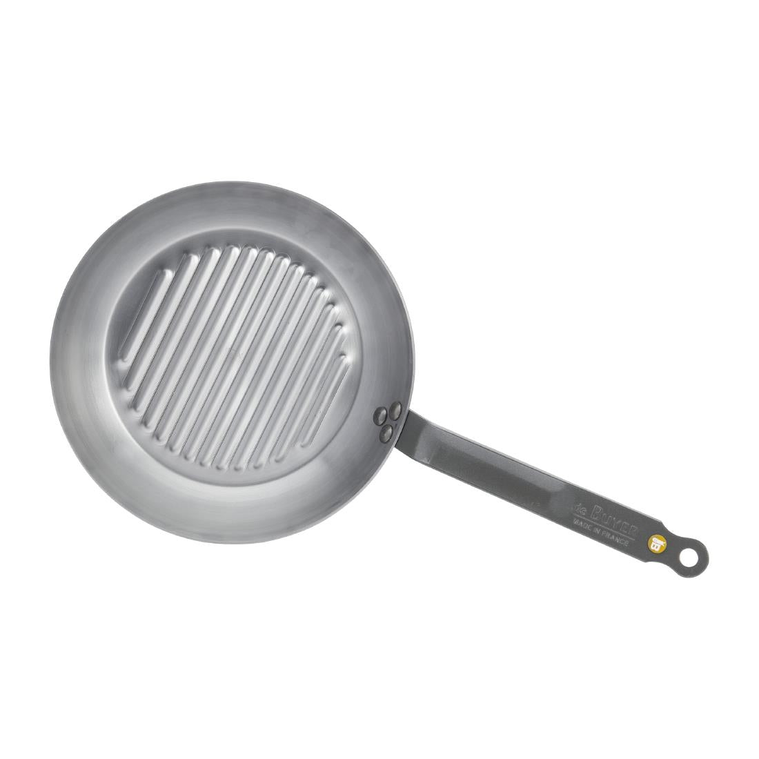 HZ607 - De Buyer Mineral B Round Grill Pan 26cm