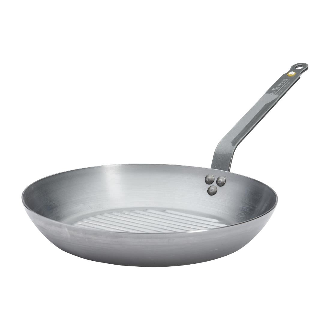 HZ608 - De Buyer Mineral B Round Grill Pan 32cm