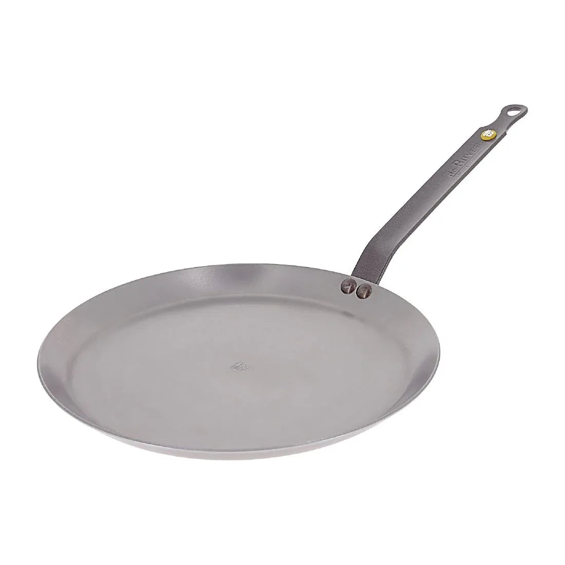 HZ609 - De Buyer Mineral B Steel Round Pancake Pan 26cm