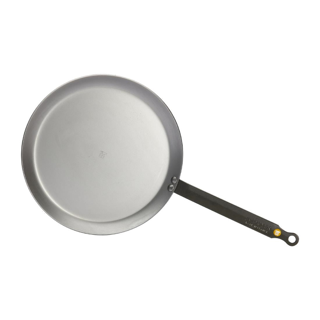HZ609 - De Buyer Mineral B Steel Round Pancake Pan 26cm