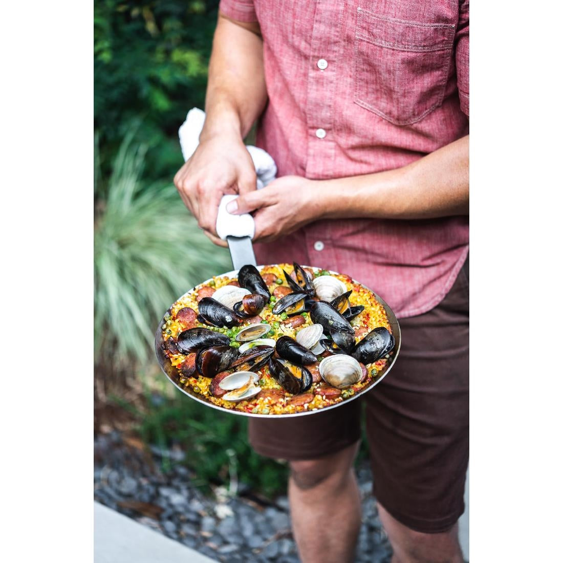 HZ611 - De Buyer Mineral B Steel Steak Frypan 24cm