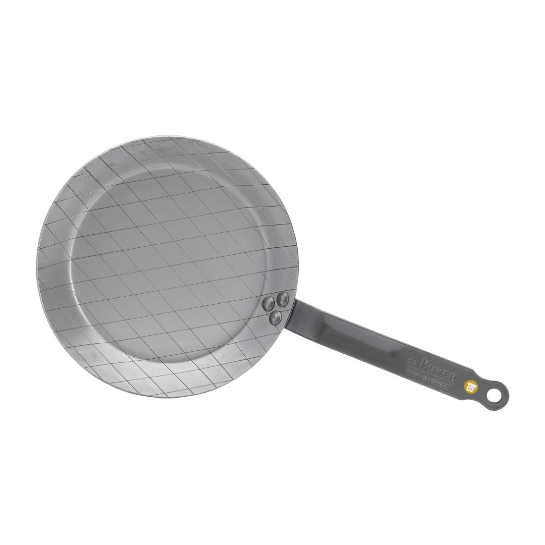 HZ611 - De Buyer Mineral B Steel Steak Frypan 24cm