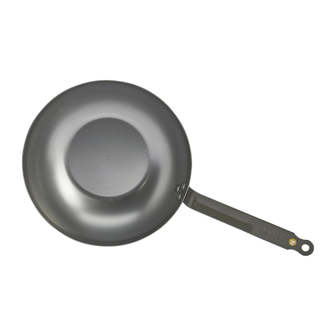 HZ613 - De Buyer Mineral B Rounded Wok 28cm