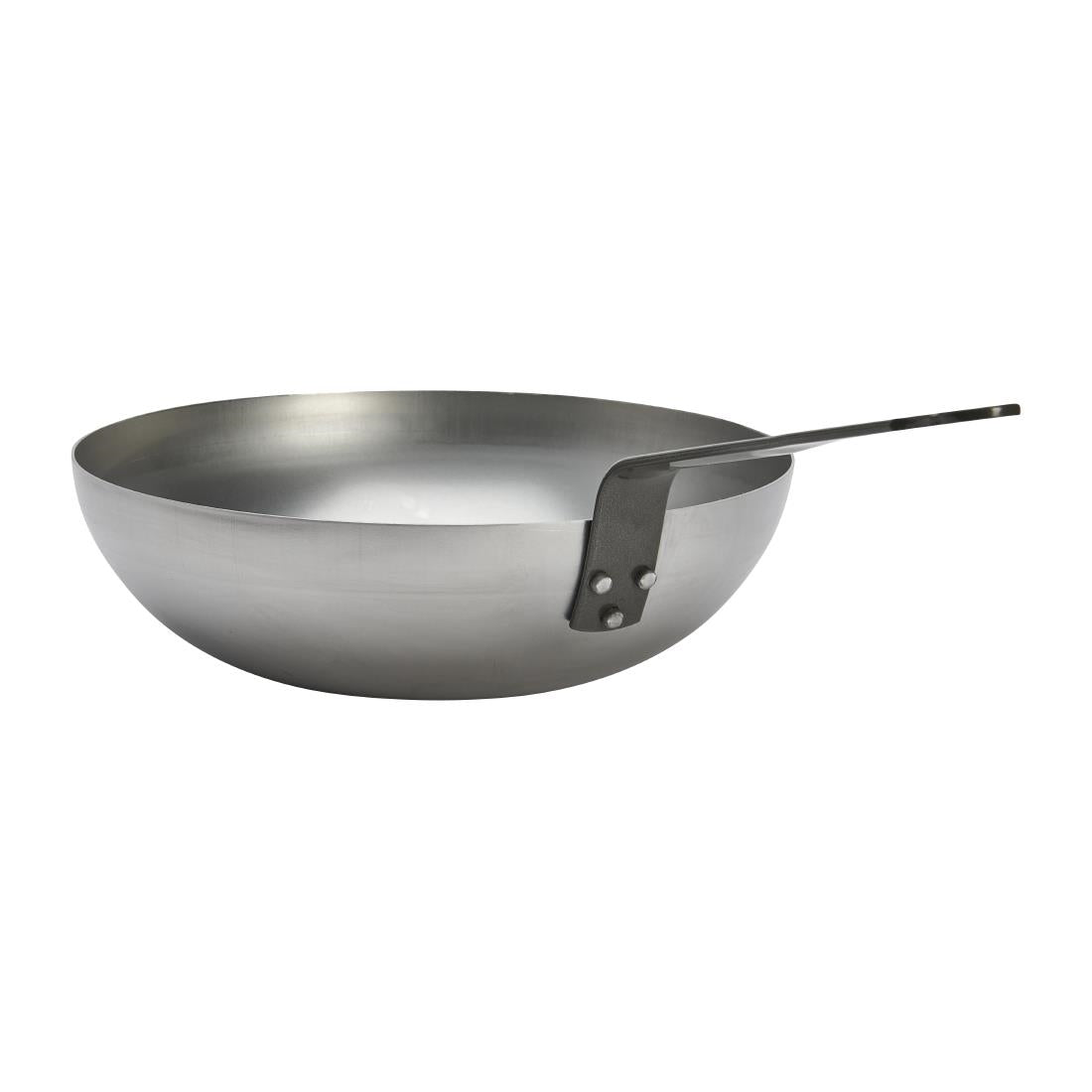 HZ613 - De Buyer Mineral B Rounded Wok 28cm