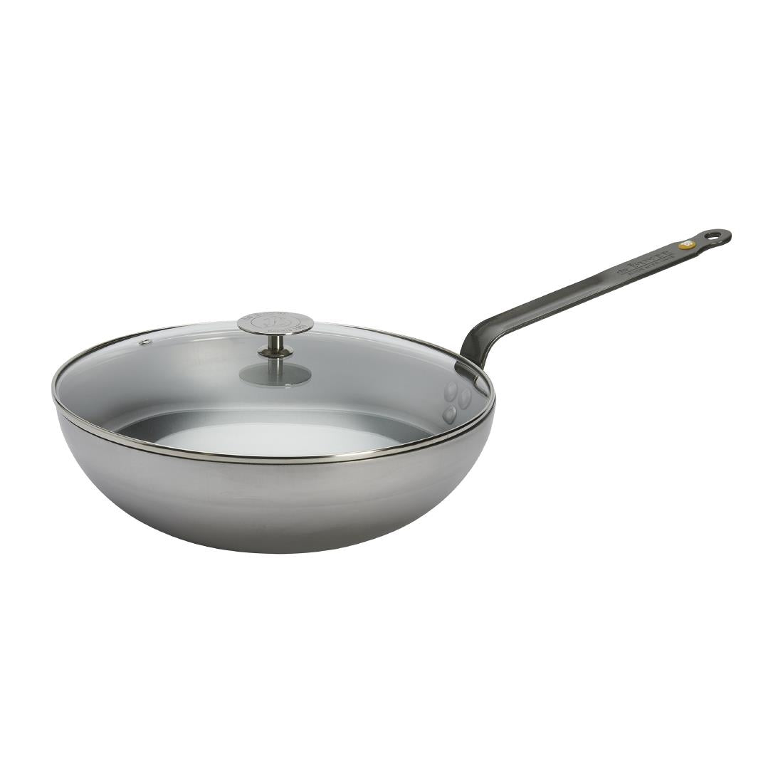 HZ613 - De Buyer Mineral B Rounded Wok 28cm
