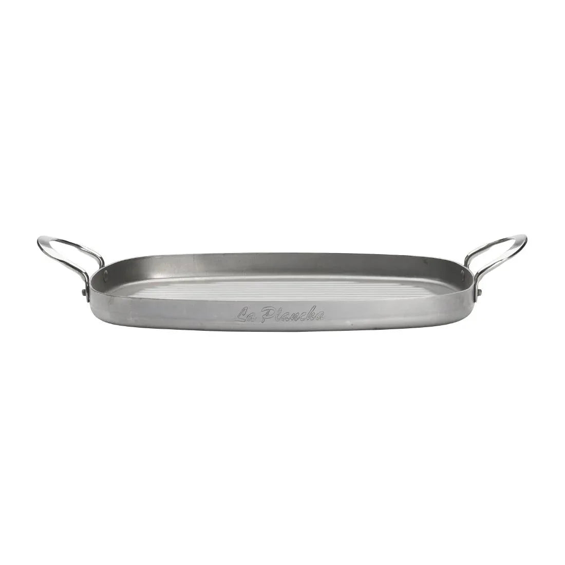 HZ616 - De Buyer Iron Grill with Handles 38x26cm