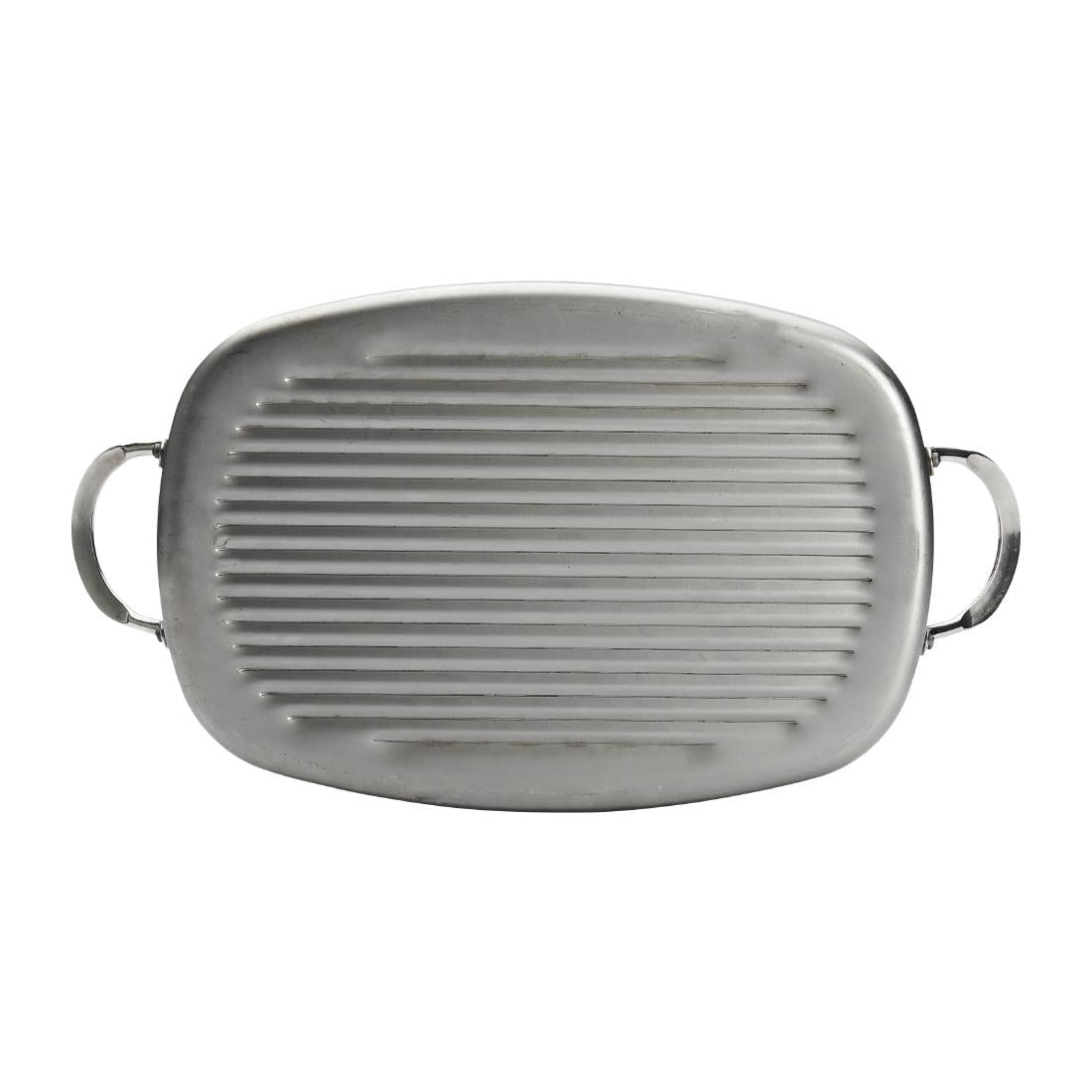 HZ616 - De Buyer Iron Grill with Handles 38x26cm