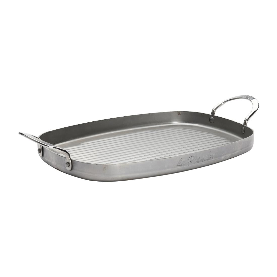 HZ616 - De Buyer Iron Grill with Handles 38x26cm