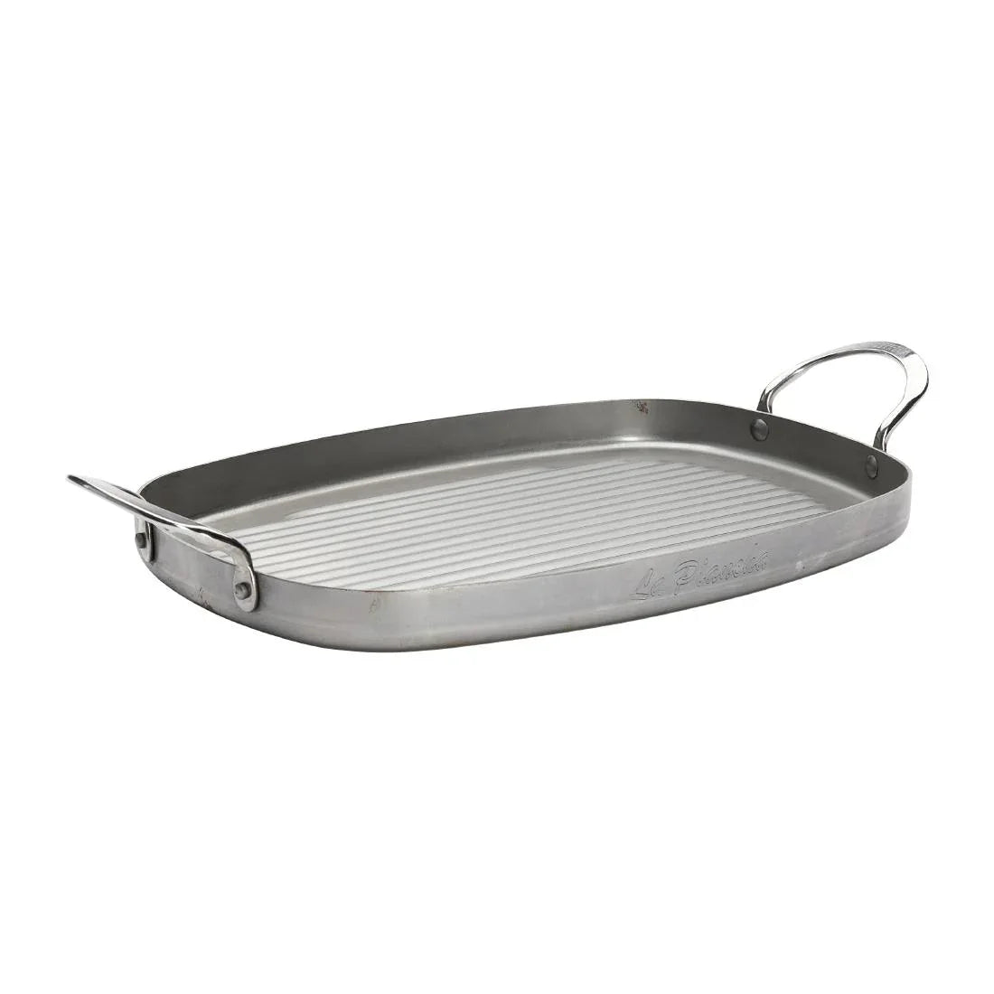 HZ616 - De Buyer Iron Grill with Handles 38x26cm