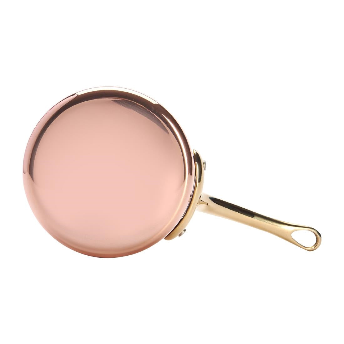 HZ618 - De Buyer Inocuivre Mini Saucepan with Brass Handle 10cm