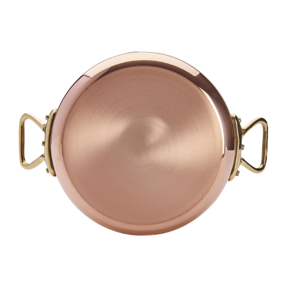HZ624 - De Buyer Inocuivre Saute Pan with Lid Brass 20cm