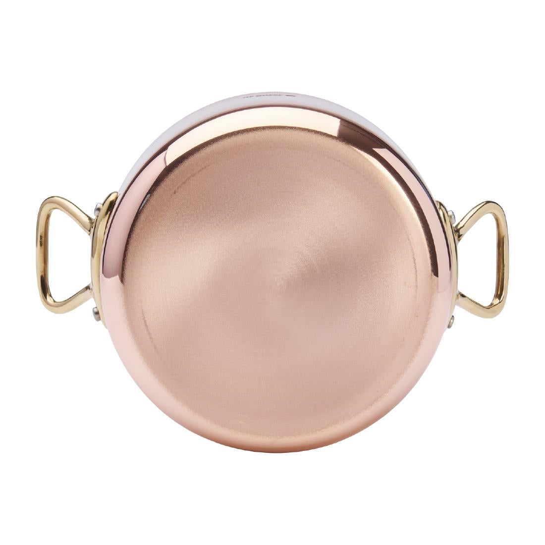 HZ628 - De Buyer Inocuivre Round Stewpan with Lid Brass 16cm