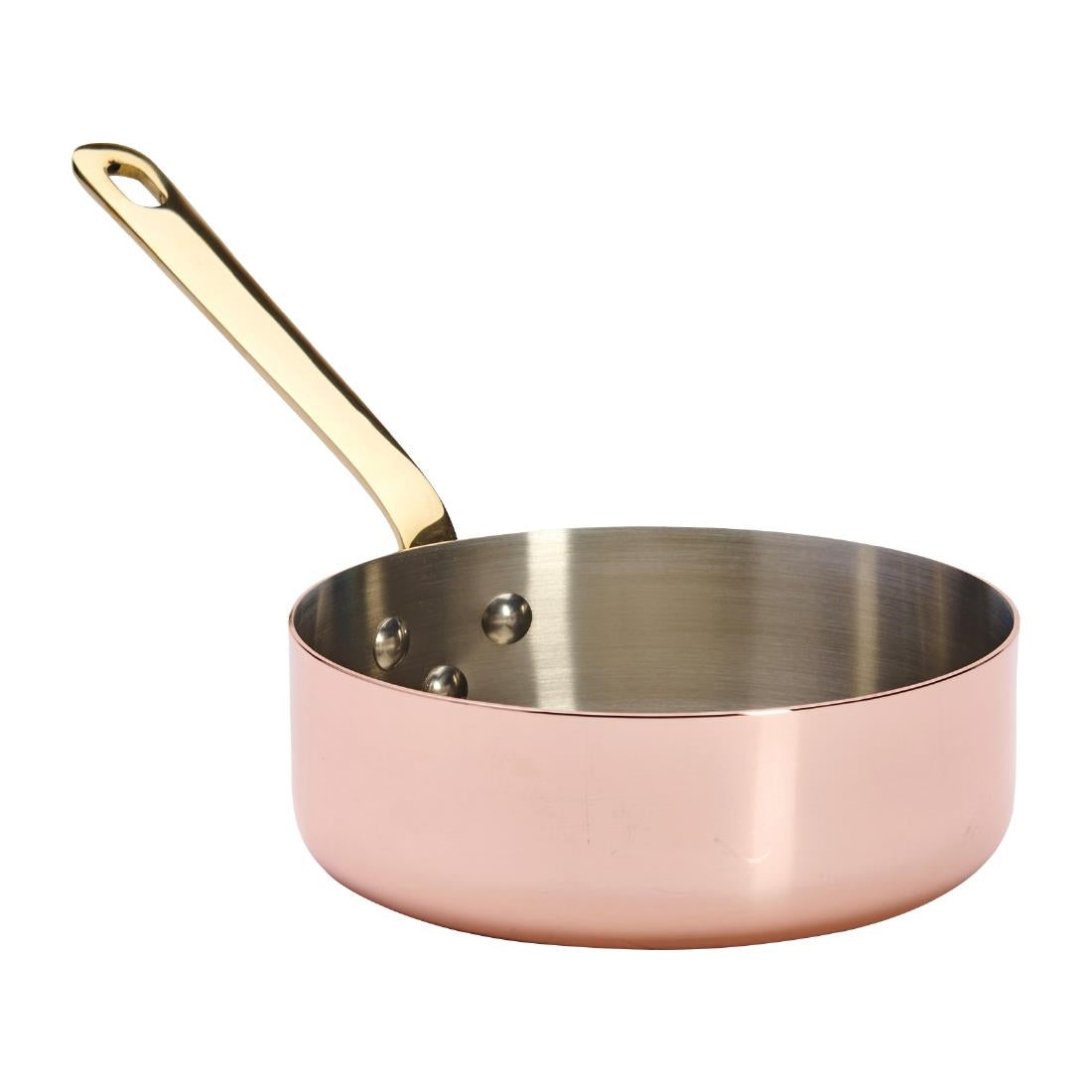 HZ631 - De Buyer Inocuivre Saute Pan Brass 16cm