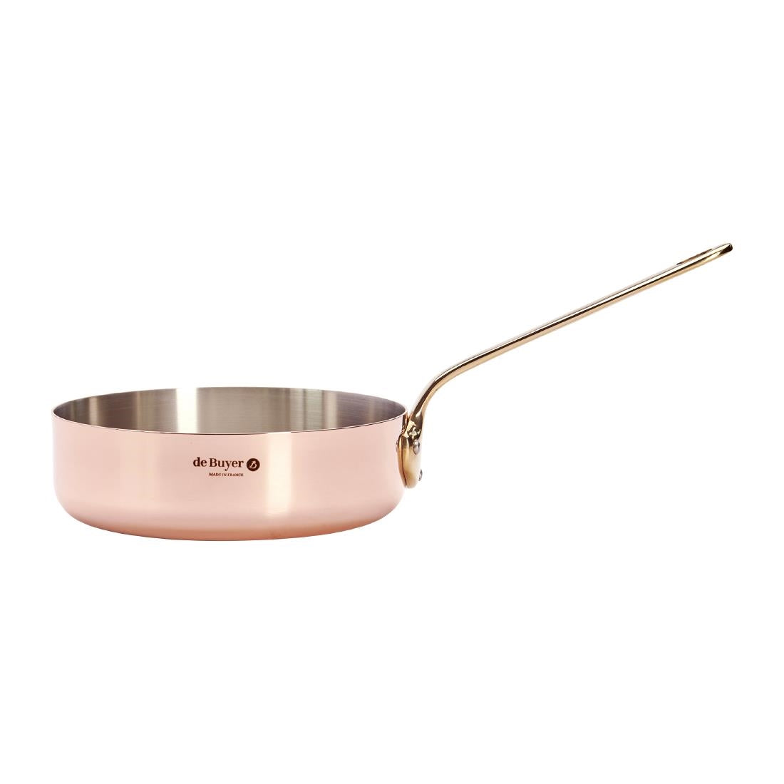 HZ632 - De Buyer Inocuivre Saute Pan Brass 20cm