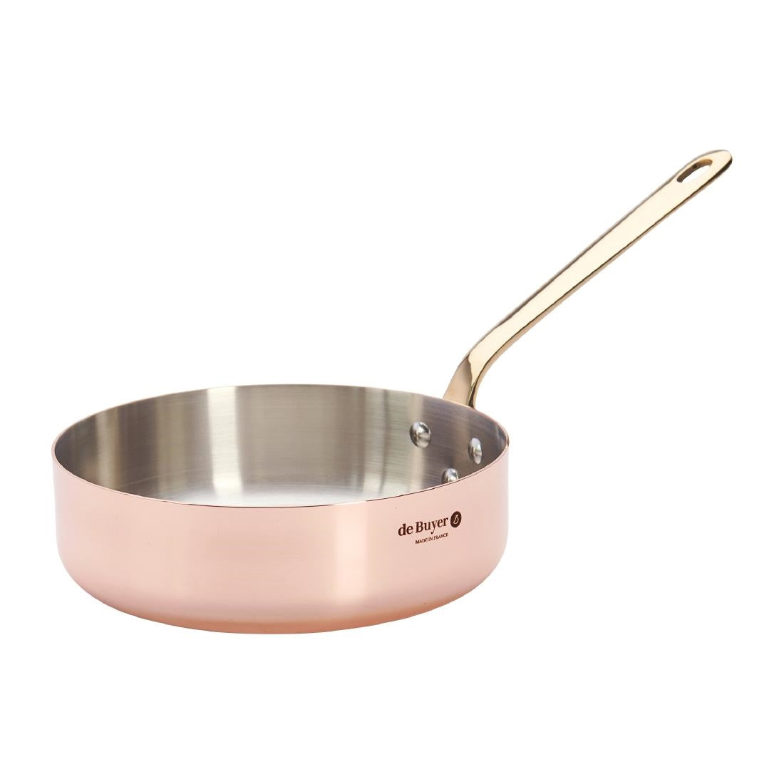 HZ632 - De Buyer Inocuivre Saute Pan Brass 20cm