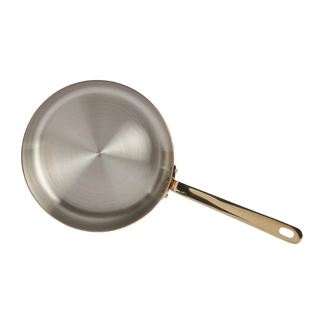 HZ633 - De Buyer Inocuivre Saute Pan Brass 24cm