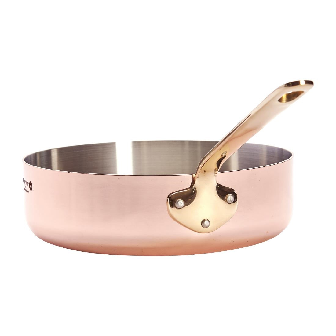 HZ633 - De Buyer Inocuivre Saute Pan Brass 24cm