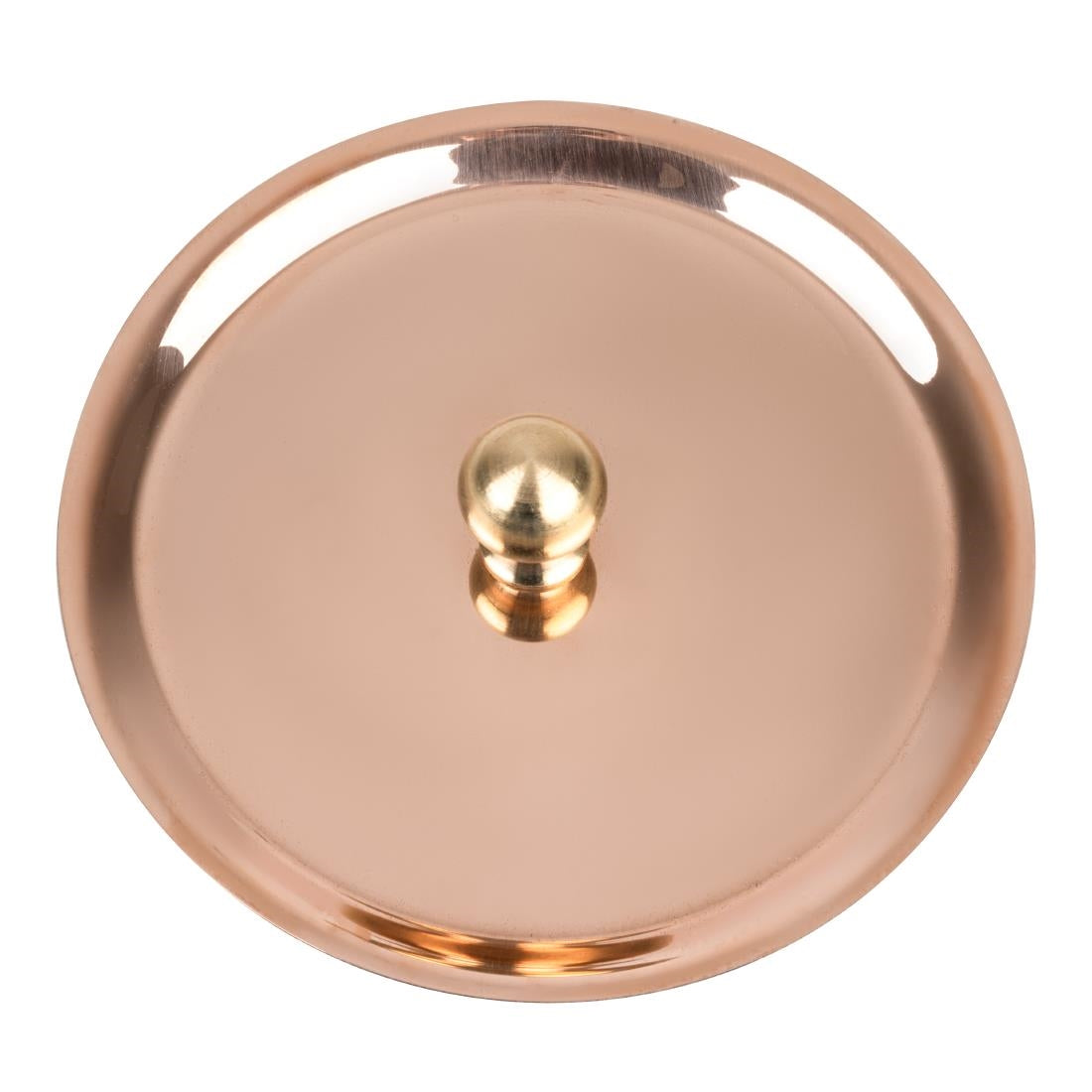 HZ645 - De Buyer Inocuivre Lid with Brass Handle 10cm