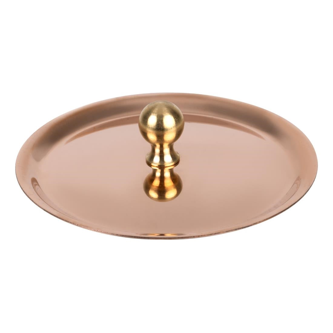 HZ645 - De Buyer Inocuivre Lid with Brass Handle 10cm