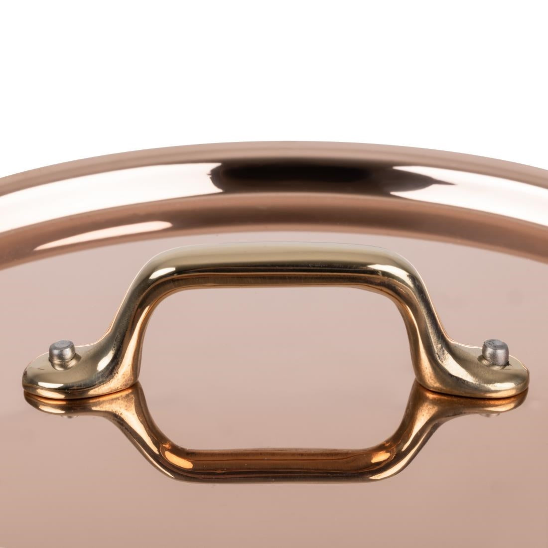 HZ650 - De Buyer Inocuivre Lid with Brass Handle 20cm